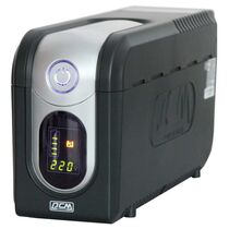 ИБП Powercom IMD-625AP 625VA/ 375W, LCD, AVR, 3 поддерживающие + 2 фильтрующие IEC320-C13, USB, RJ-45 (Аккумулятор 1*12В/ 7,2Ач)